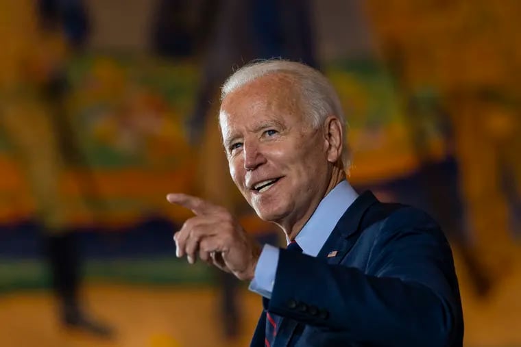 Democratic presidential candidate and former Vice President Joe Biden