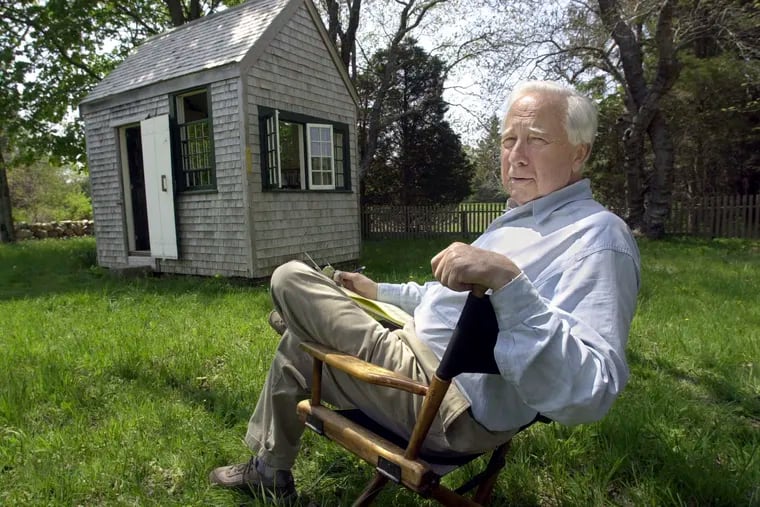 Writer and historian David McCullough, shown at his Martha's Vineyard home in West Tisbury, Mass., on May 12, 2001.