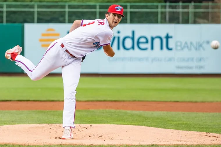 Andrew Painter is baseball's No. 1 pitching prospect based on a poll of team executives.