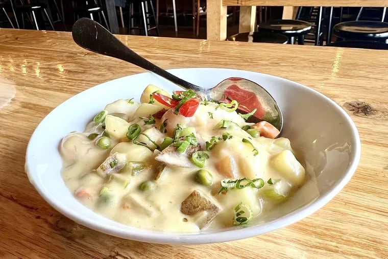 Philadelphia Fish & Co. chowder from the old recipe, as served at Keg & Kitchen, 90 Haddon Ave., Westmont.