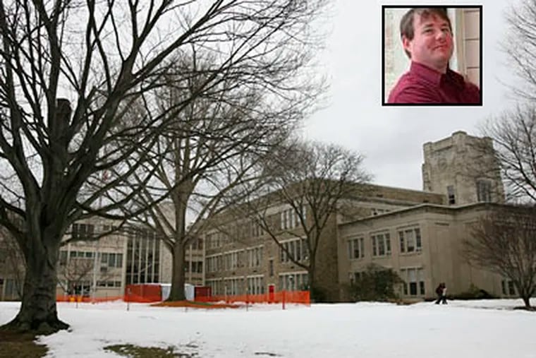 Lower Merion High School suspended teacher Robert G. Schanne over an affair with a former student. (CHARLES FOX / Staff Photographer)