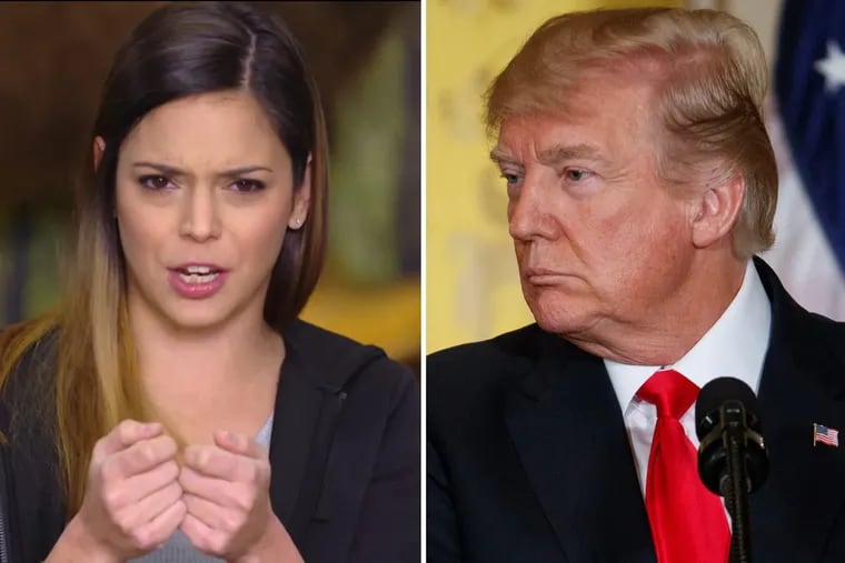 Katie Nolan thought her comment about President Trump was just a throw-away line on a comedy show. Now she realizes the scrutiny working for ESPN brings.