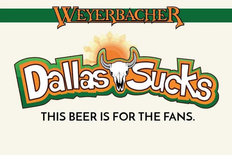 A new beer from Weyerbacher Brewing this fall is named “Dallas Sucks.”