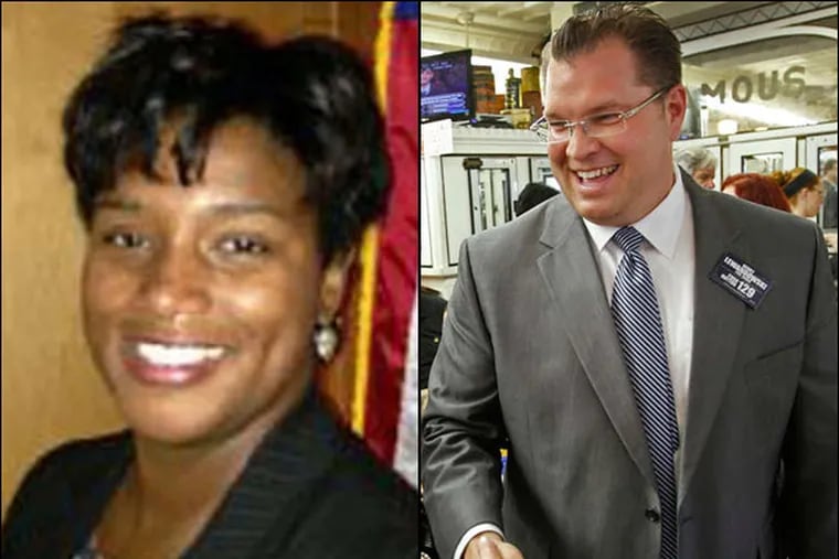 New Common Pleas Court judge Sierra Thomas Street and new Municipal Court judge Henry Lewandowski are both Democrats and both were rated as 'not recommended' by the Philadelphia Bar Association.