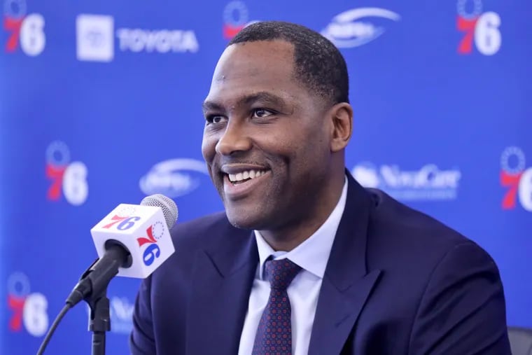 “I’d be disappointed for sure if we don’t get to the Eastern Conference Finals and do well,” Philadelphia 76ers general manager Elton Brand said at a press conference Friday morning.