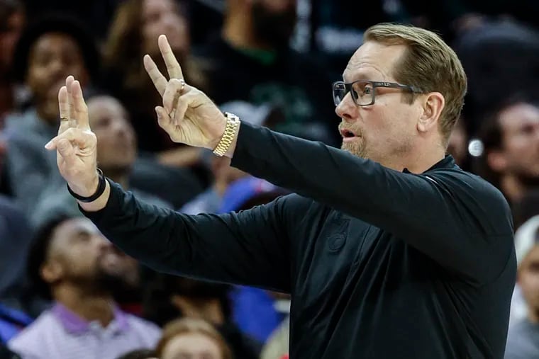 Sixers coach Nick Nurse is obsessed with the game and its grind on a granular level but also keenly aware of his players’ strengths, David Murphy writes.