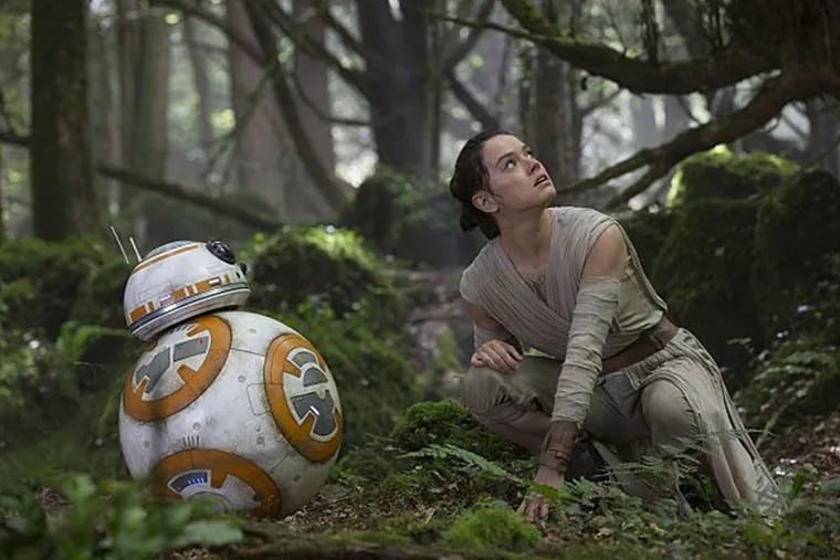 Daisy Ridley in "Star Wars: The Force Awakens"