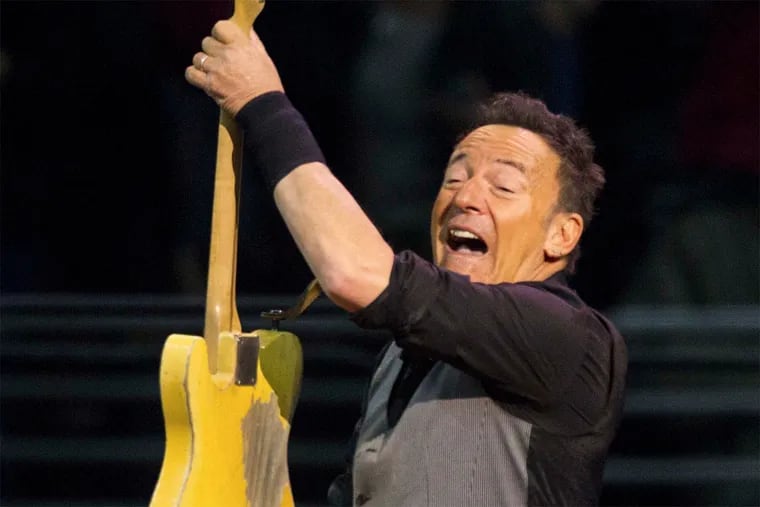Bruce Springsteen and The E Street Band at the Wells Fargo Center on Feb. 12, 2016.