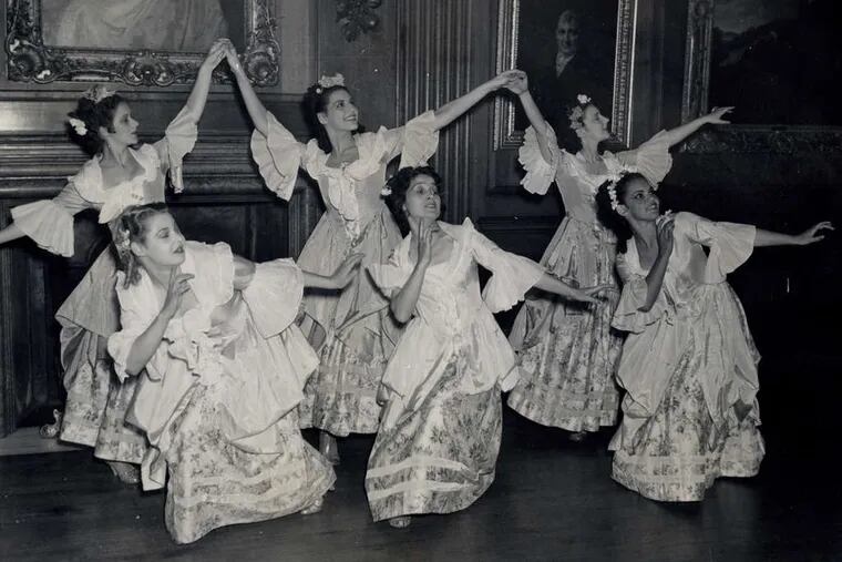 Years before there was a Pennsylvania Ballet, there was the Littlefield Ballet, which became the Philadelphia Ballet. Here, dancing in 1937.