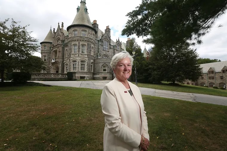 Sharon Hirsh, president of Rosemont College, announced the cost change. She said the hope is that families find they can have a private education “at public university prices.” (DAVID SWANSON/Staff Photographer)
