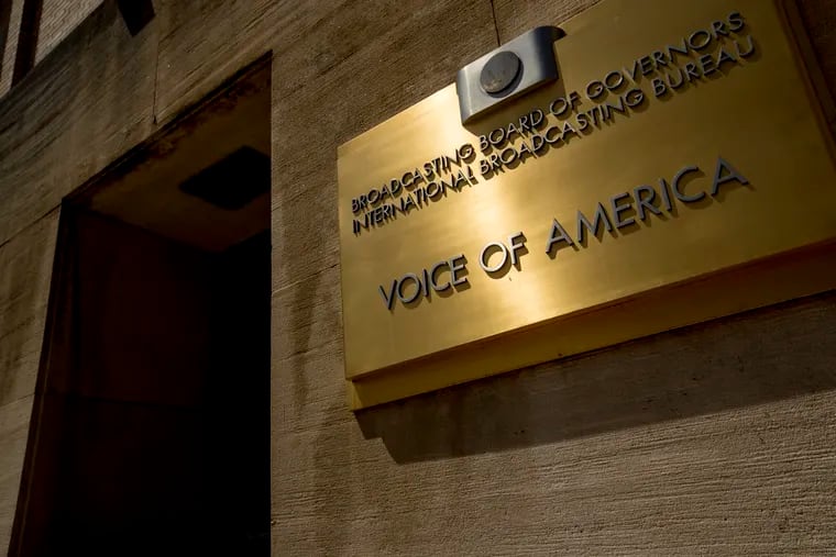 The Voice of America building in Washington.