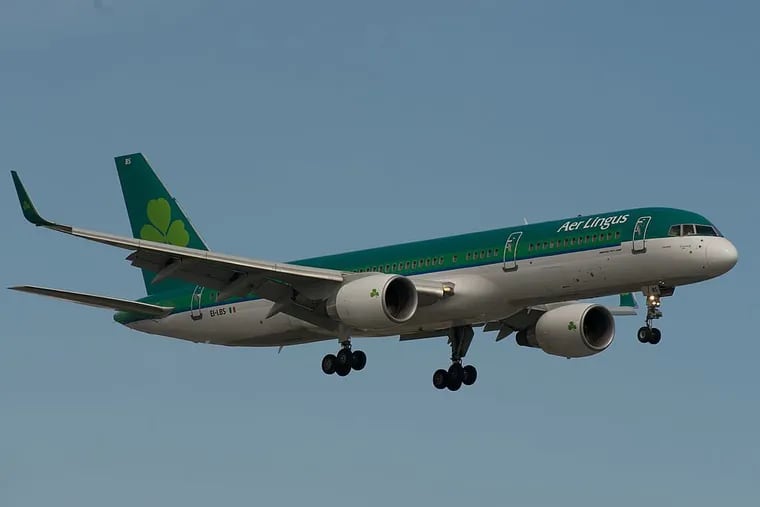 Aer Lingus will begin flights between Philadelphia and Ireland in March.