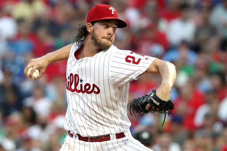Aaron Nola will start the series opener tonight against the Red Sox.