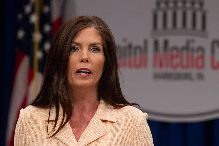 Kathleen G. Kane is facing a felony charge. (ED HILLE/Staff Photographer)