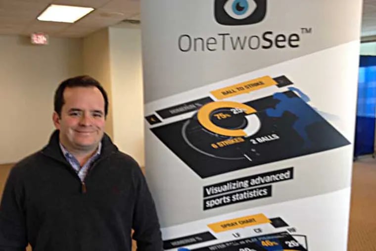 Chris Reynolds is co-founder & CEO of OneTwoSee, a mobile app platform developer. (Michael Hinkelman / Daily News Staff)