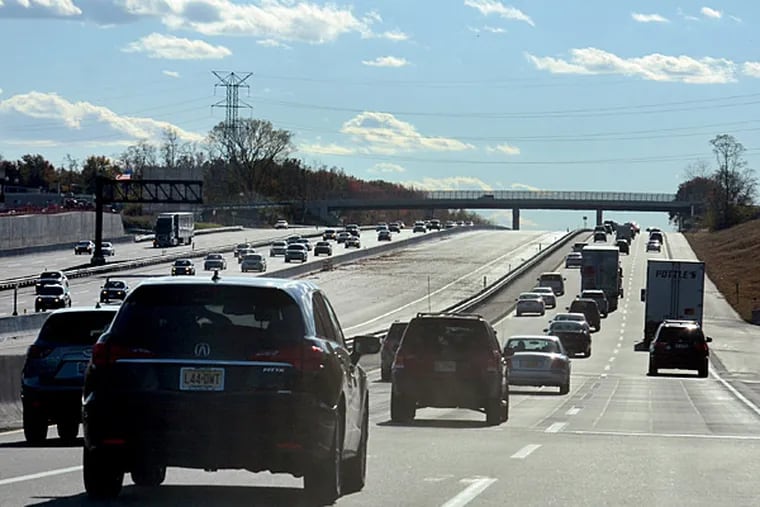 A widened stretch of the New Jersey Turnpike opened recently.