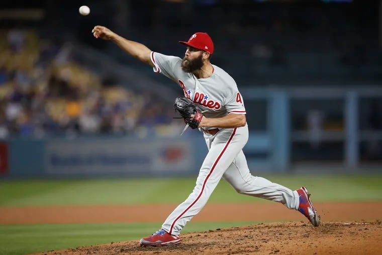 Phillies pitcher Jake Arrieta isn't striking out as many batters as usual, but he's pitching to contact and seeing great results. 