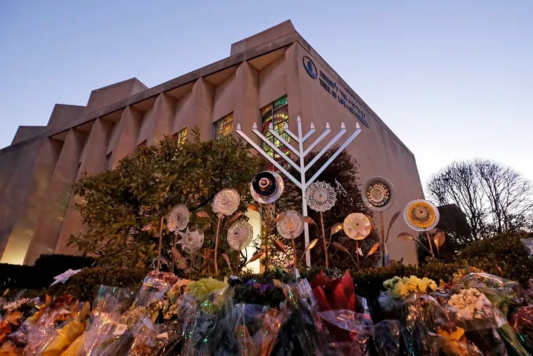 The Tree of Life Synagogue in the Squirrel Hill neighborhood of Pittsburgh.