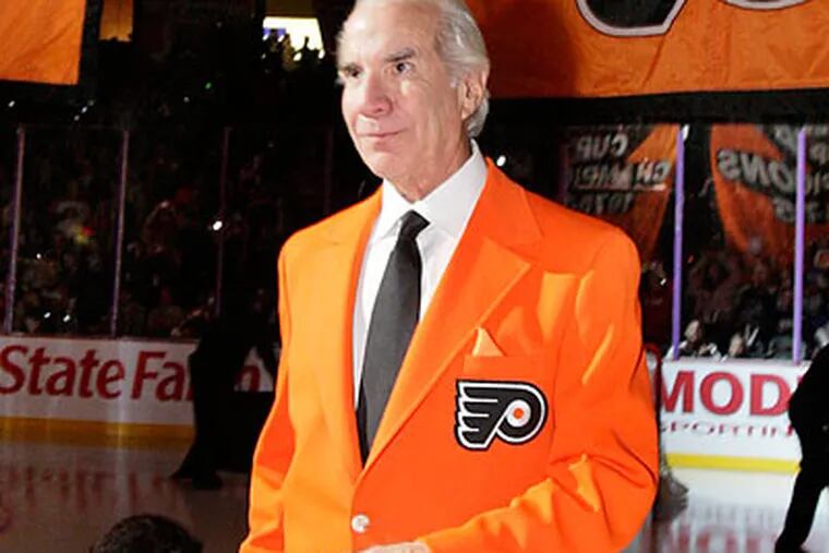 Although Ed Snider is known as a hockey guy, he maintains a strong interest in the 76ers. (Elizabeth Robertson/Staff file photo)