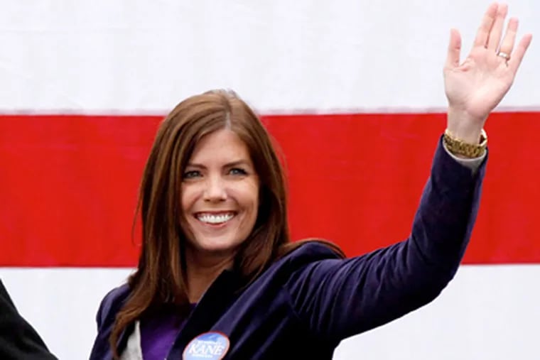 Pa. Attorney General-elect Kathleen Kane did not get much backing early on in her quest.
