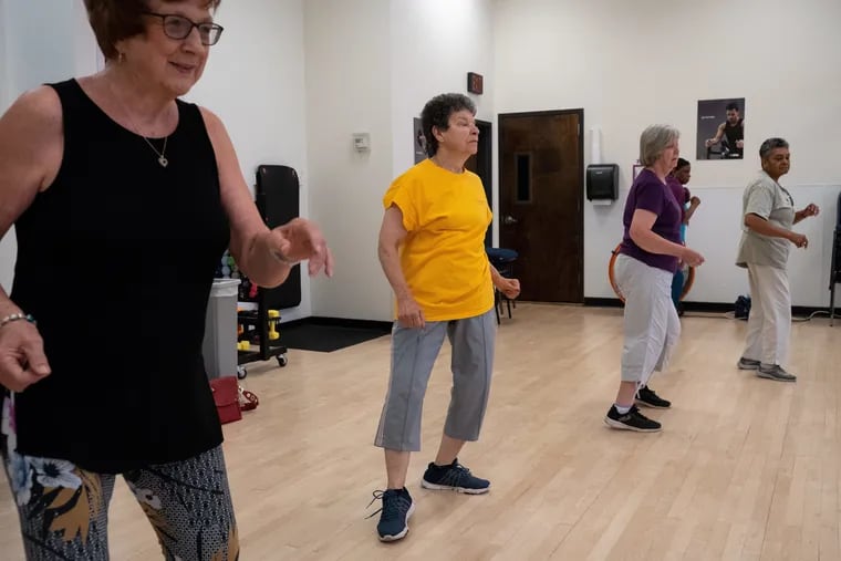 Seniors and YMCA members working out in their Zumba class at the Burlington-Riverfront YMCA in Burlington City last week. The Burlington-Riverfront YMCA will close in late August.
