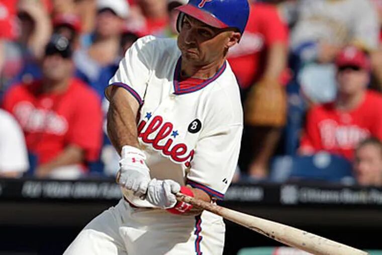 Phillies left fielder Raul Ibanez batted .245 with a .289 on-base percentage last season. (David Maialetti/Staff file photo)