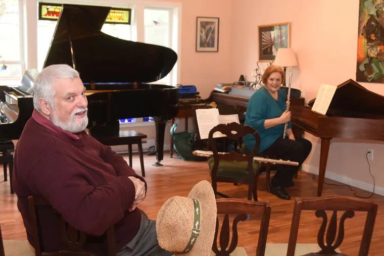 Paul and Janet Somers host shows for around 40 people. They don't sell tickets or charge admission. Instead, attendees reserve seats in advance and give the musicians what they would have paid a concert at a larger venue.
