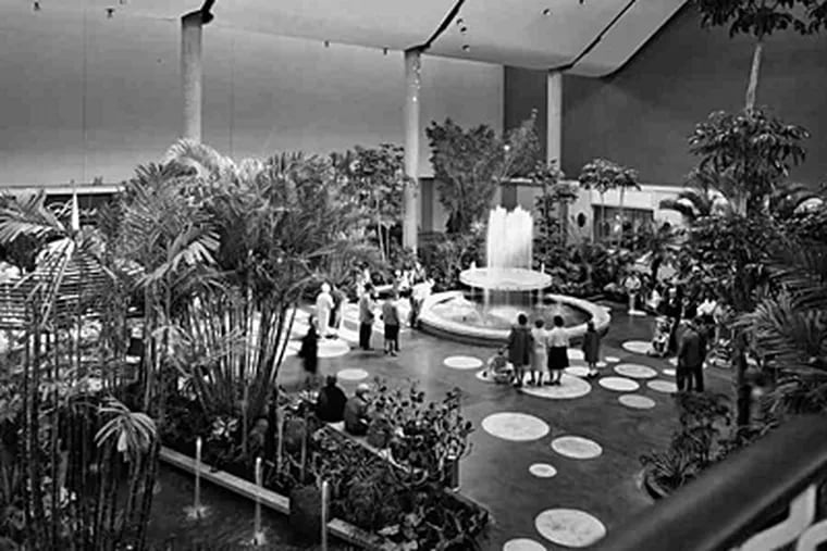 A fountain of the Cherry Hill Mall's youth gushes in this 1963 photo. The mall became a &quot;real nucleus&quot; of South Jersey life, a local historian says.