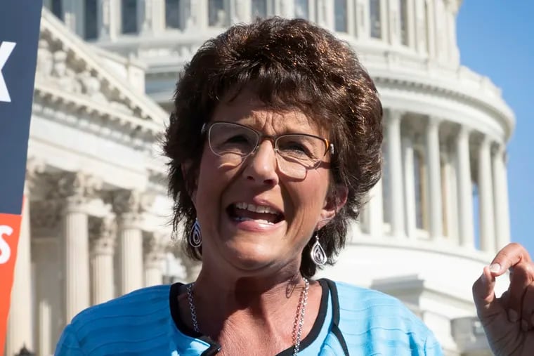 In this July 19, 2018, photo, Rep. Jackie Walorski, R-Ind., speaks on Capitol Hill in Washington. Walorski's office says that she was killed Wednesday in a car accident.