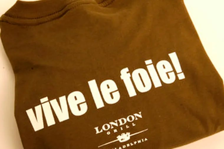 A T-shirt from London Grill in Fairmount reflects the owners&#0039; commitment to choice.