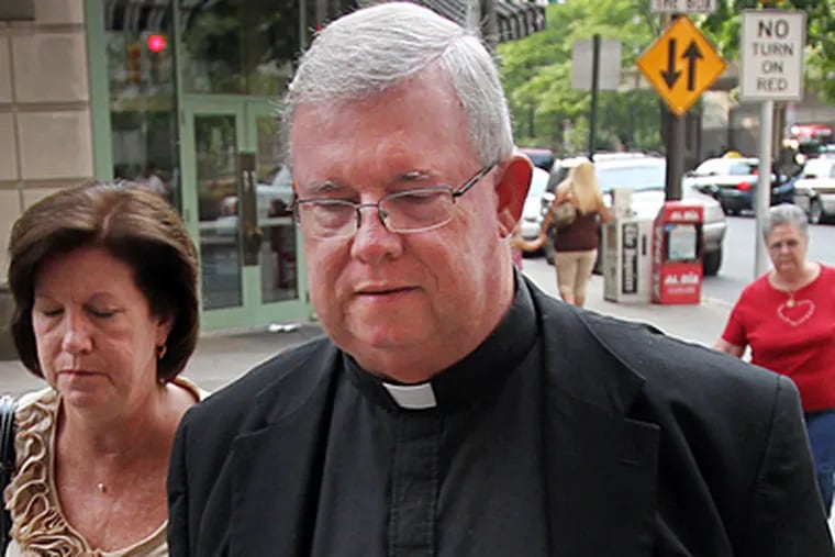 Msgr. William J. Lynn is charged with shielding abusive priests. (Alejandro A. Alvarez / Staff Photographer)