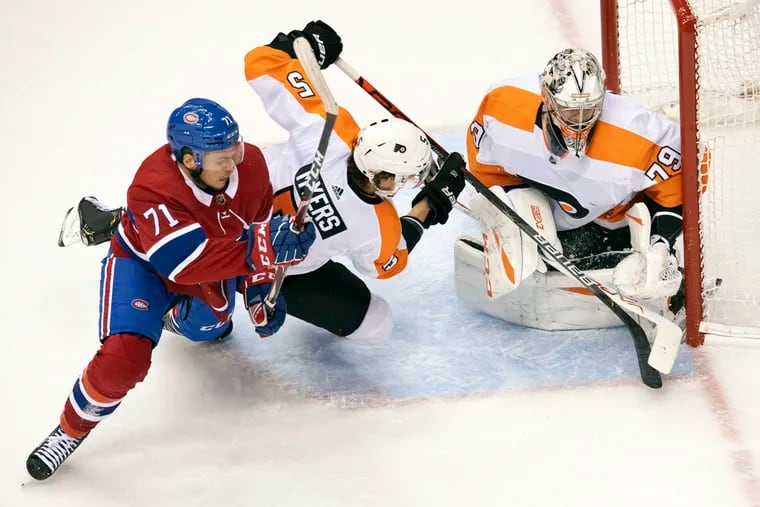 Phil Myers and the Flyers hung on all night and finally dispatched the Canadiens to win the series in six games. The Flyers move on to the second round where they will take on the Islanders.
