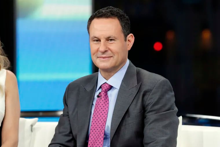 FILE - This Jan. 17, 2018, file photo shows cohost Brian Kilmeade on the set of "Fox & Friends" in New York.