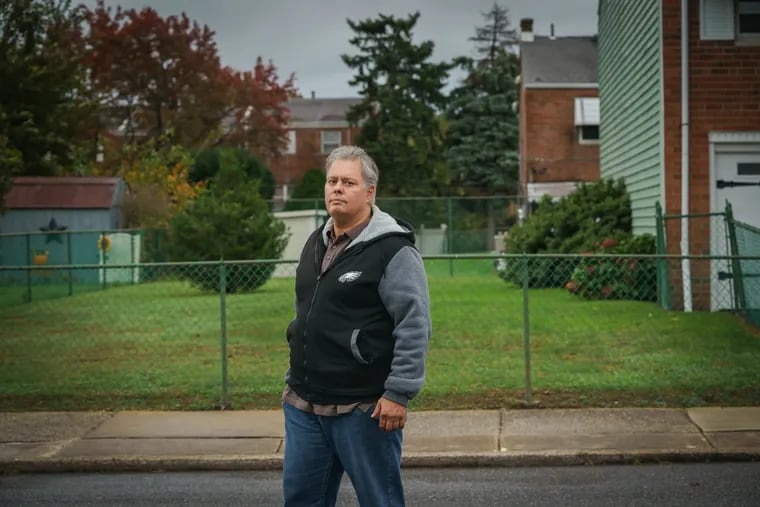 File photo of Walter Ogrod in his neighborhood in Philadelphia in October 2021.