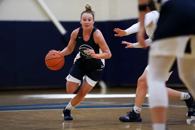 Kenzie Gardler on choosing Villanova over St. Josesph's: "“I grew up watching the Villanova-St. Joe’s game. I was always rooting for St. Joe’s. Then I got to a certain age, where I wanted something different from my parents, wanted to chart my own path.”