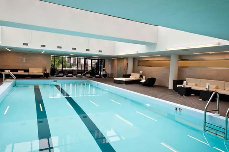 The pool has been newly renovated - among many improvements at the spa.