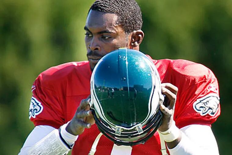 The Eagles are betting a lot of money that the Michael Vick they've seen is who they'll get from now on. (Elizabeth Robertson/Staff file photo)