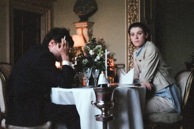 Honor Swinton Byrne, right, and Tom Burke in "The Souvenir."