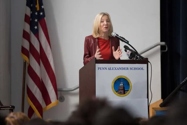 Amy Gutmann, president of the University of Pennsylvania, on Monday addressed President Trump's recent executive order to ban immigrants from seven Muslim majority countries.