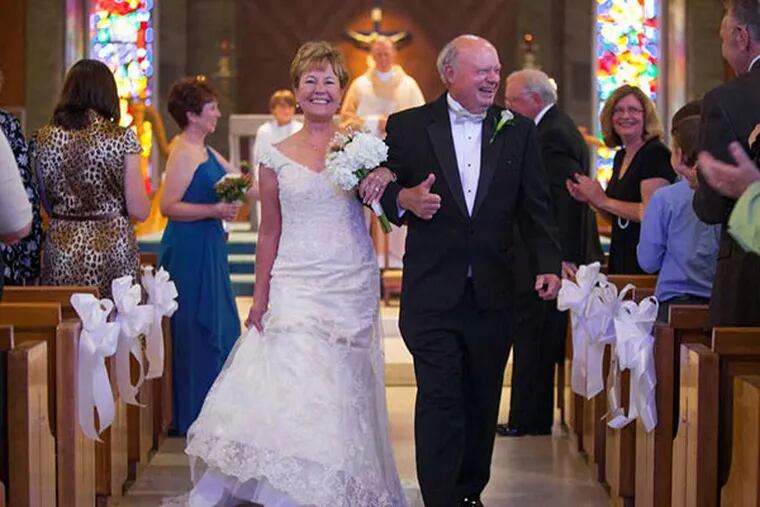 Patricia Cranston and Ron Vogrin met in May of 2012. (Photo courtesy of Two Suits & a Dress)
