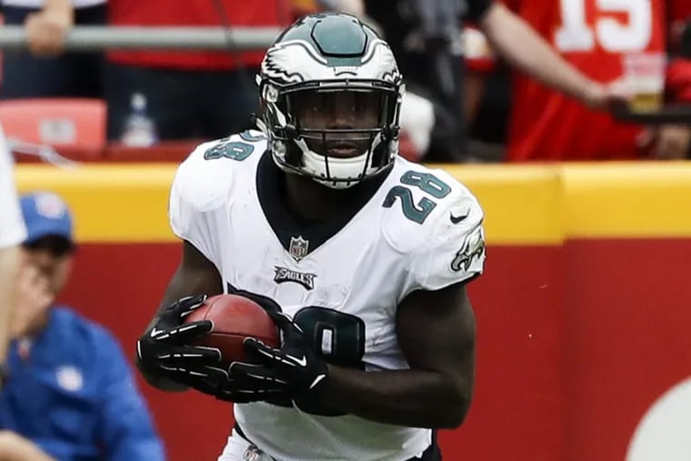 Eagles running back Wendell Smallwood, and the rest of his fellow backs, have struggled to make an impact through two weeks.