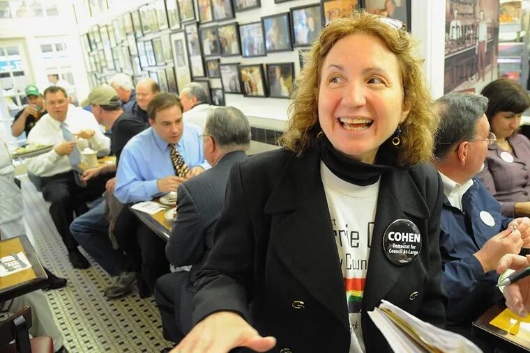 “I think it’s important for every community to have representation in government,” said
Sherrie Cohen, candidate in the Democratic Council at-large race. (CLEM MURRAY / File Photo)