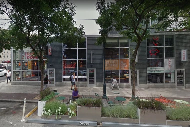 At 125-29 S. 40th St., developer Alan Casnoff constructed a building with four small restaurants. He is now alleging that the city improperly increased his property assessment.