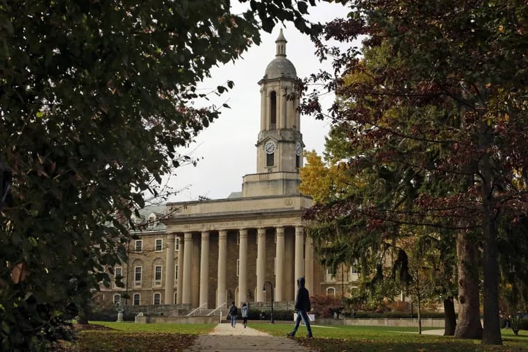 Old Main on the Penn State University main campus. Penn State is one of Pennsylvania’s state-funded public universities and would be impacted by Pennsylvania Promise’s plan to provide free tuition to students who come from families that earn less than $110,000 per year.