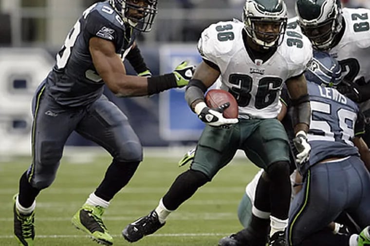 Brian Westbrook and the Eagles’ running attack will face a tough challenge against the Ravens. (Yong Kim/Staff Photographer)