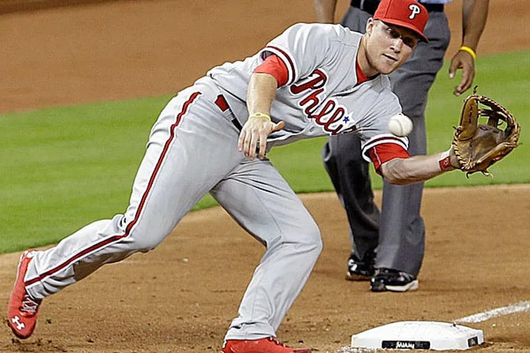 Phillies third baseman Cody Asche. (Alan Diaz/AP)