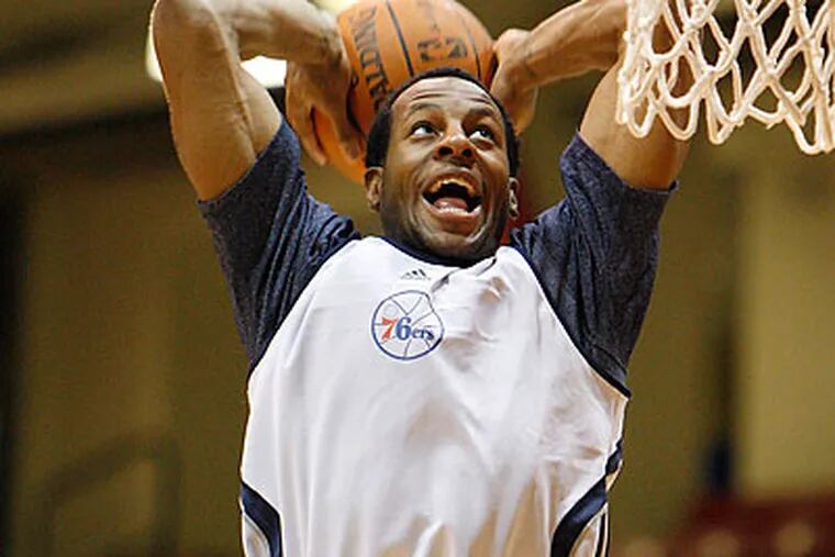 New 76ers coach Doug Collins wants Andre Iguodala to focus on more than just shooting. (David Maialetti/Staff Photographer)
