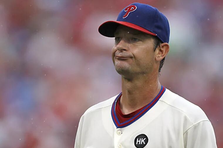 Jamie Moyer found himself in the hospital again this week as a result of continued complications with a surgery he had in October. (David Maialetti / Staff Photographer)