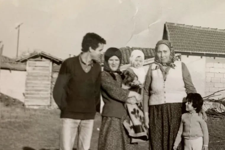Filiz Garip, 4, (far right) with her uncle, maternal grandmother, baby sister, and paternal grandmother in 1982 in the village in Turkey where Garip's father was a physician.