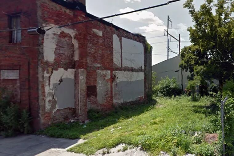 A nonprofit developer is looking to turn this vacant lot at 1400 S. Taylor St. in Point Breeze into affordable rental homes.